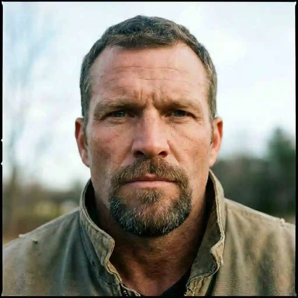 Man with a square face wearing a Balbo Beard that adds softness to the chin while keeping the strong masculine jawline of this beard for your face shape.