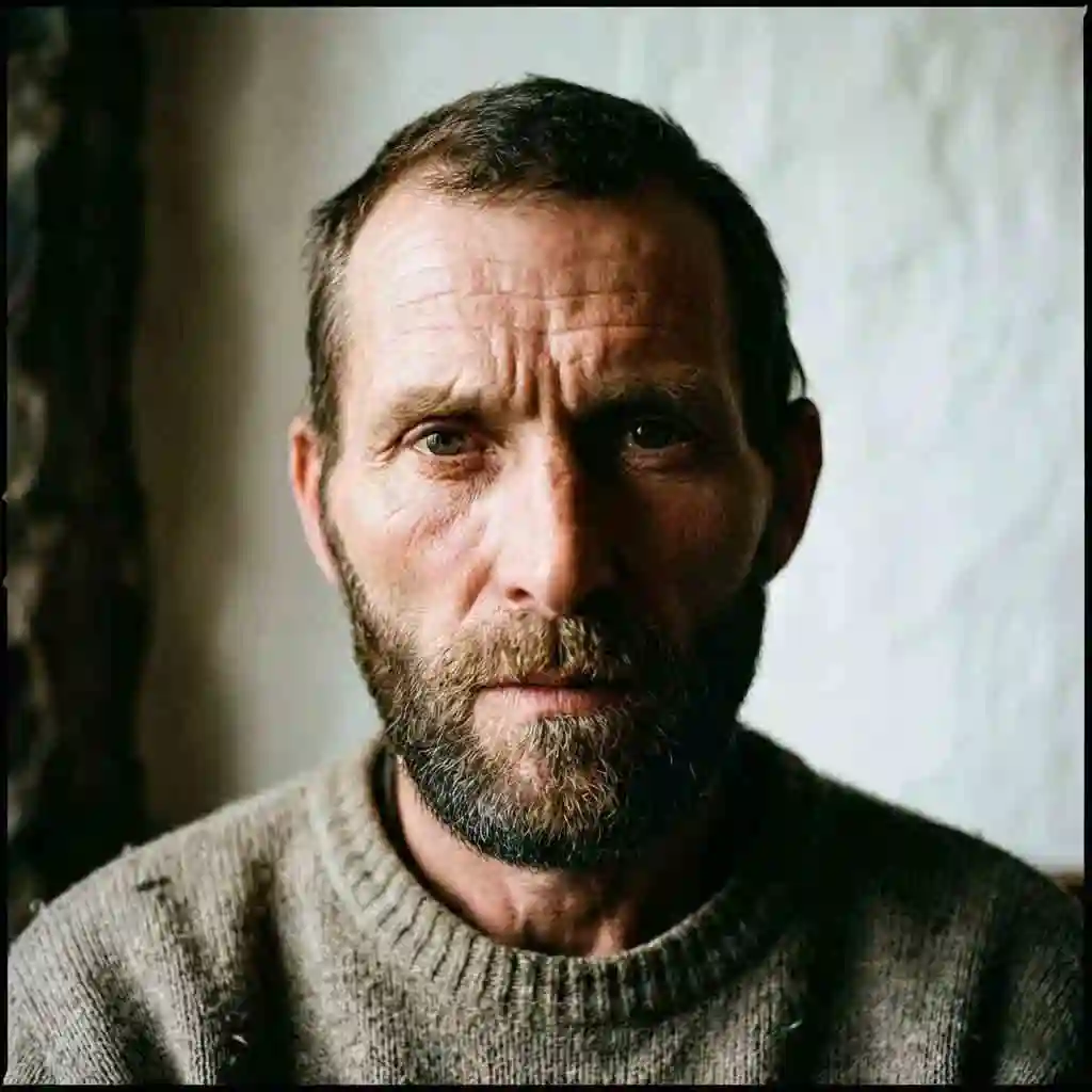 Man with a diamond face wearing a Chin Strap to create the illusion of a wider jawline which is a smart beard for your face shape choice.