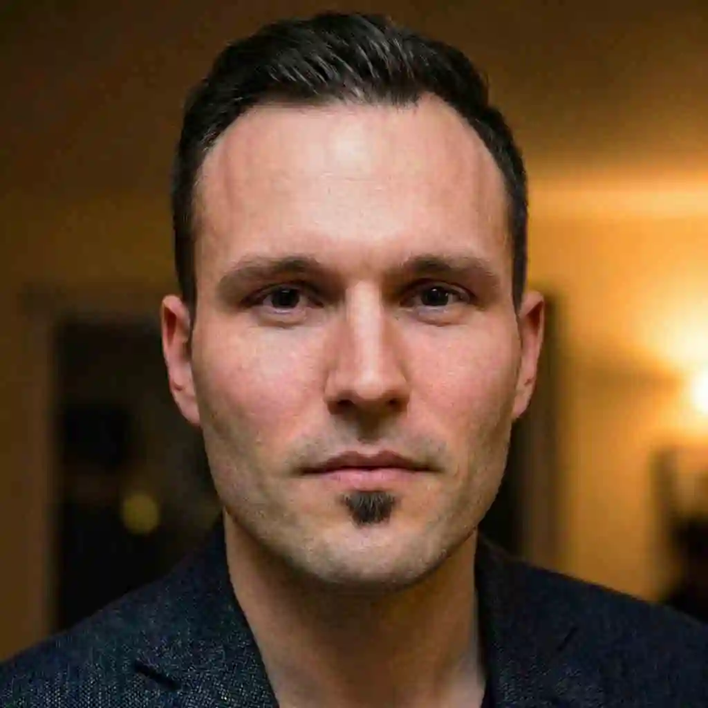 Example of Soul Patch on a heart face drawing attention to the pointed chin rather than balancing the overall look of the beard for your face shape.