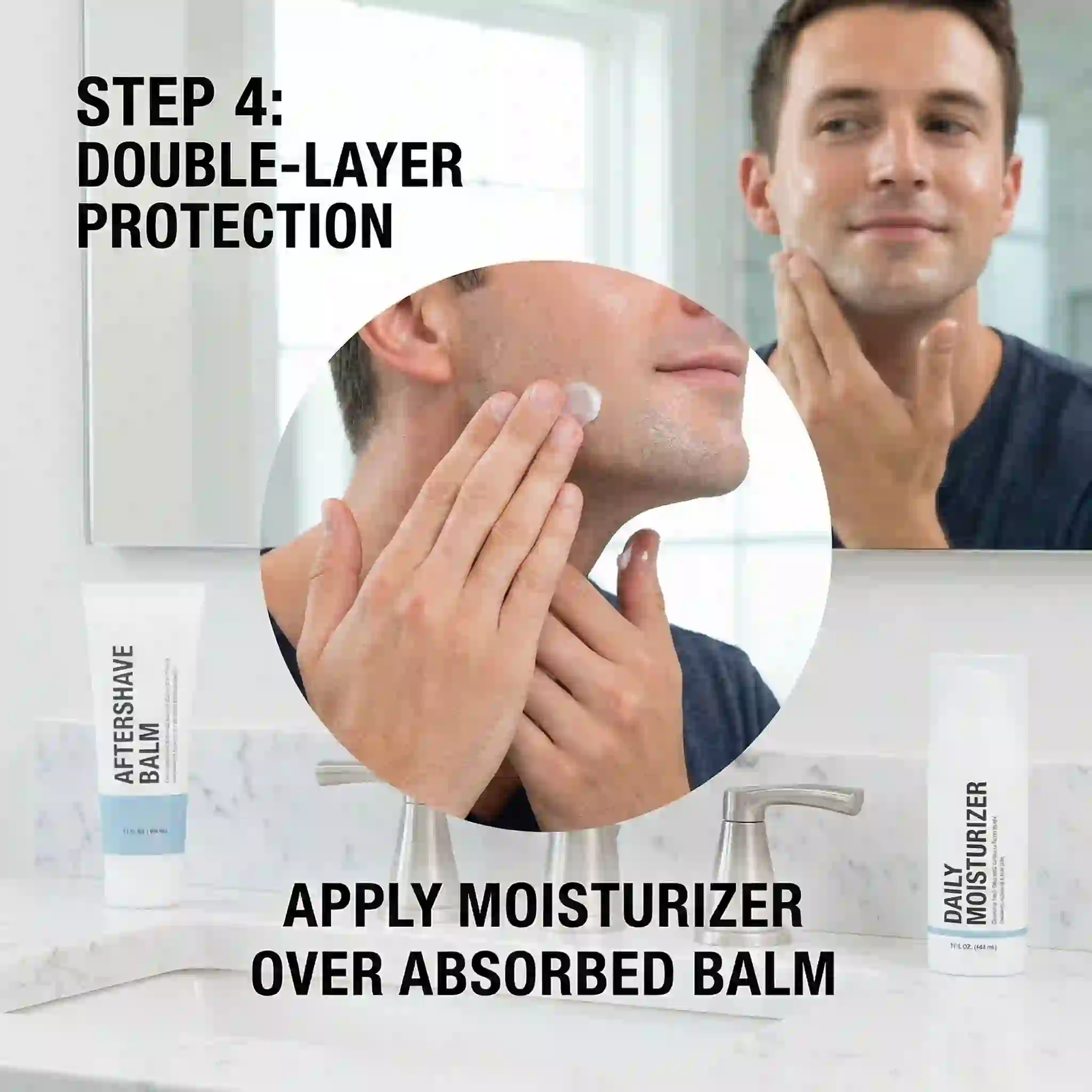 layering moisturizer over best aftershave balm for sensitive skin