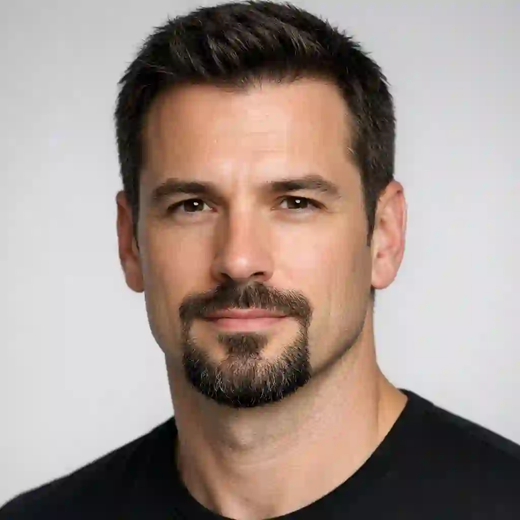 A detailed close-up of a classic Goatee, demonstrating how these chin beard styles perfectly suit men with patchy cheek hair and effectively elongate round face shapes.