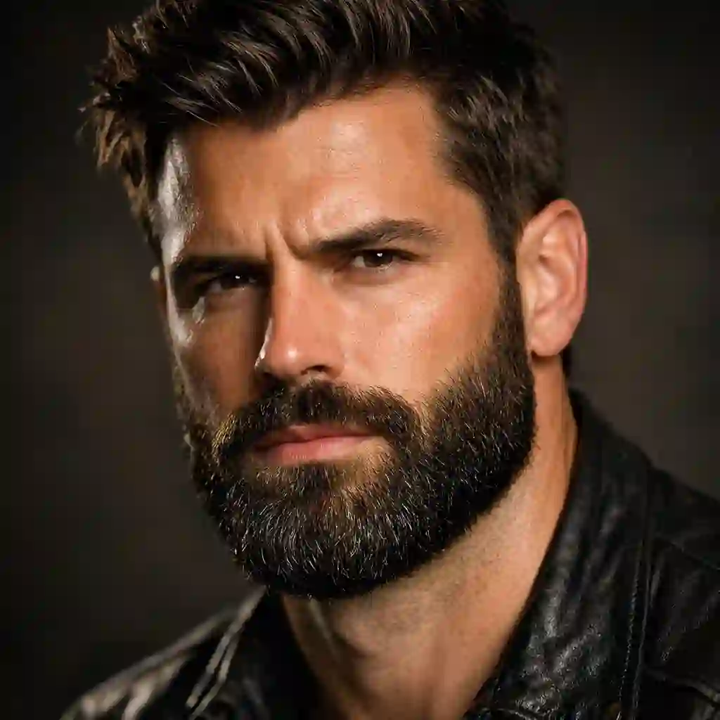 A magnificent Full Beard showcasing the ultimate masculine statement, emphasizing the vital importance of dedicated grooming, washing, and conditioning for one of the most popular beard styles.