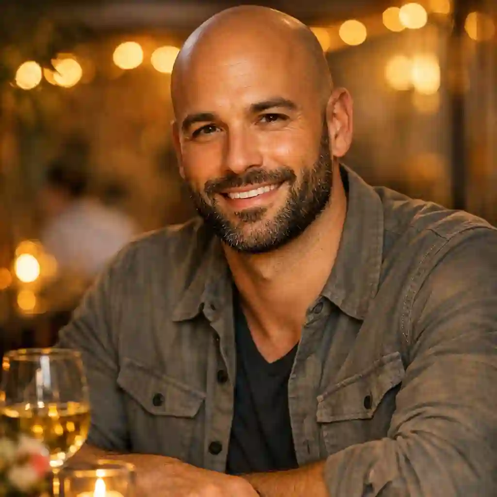For a casual date night, a well-maintained yet slightly rugged style is ideal; the best beard for bald head adds a touch of wild charm and undeniable masculinity that is absolutely sure to leave a lasting impression.