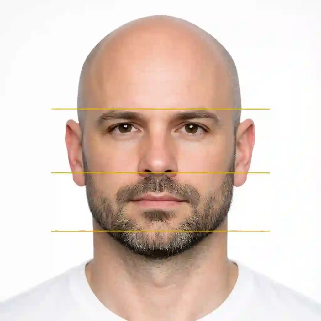 Understanding the visual principles of facial proportions is essential when choosing the best beard for bald head, as the right facial hair style can significantly enhance your jawline and balance your overall head shape perfectly.