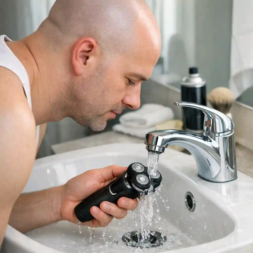 Implementing a dual-cleaning strategy prevents cross-contamination between scalp and face, a crucial practice when learning how to clean electric shaver devices used for both areas.