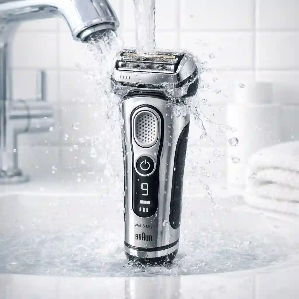 Applying liquid soap and running the device under warm water is the most effective deep cleaning method when figuring out how to clean electric shaver blades to remove oily buildup.