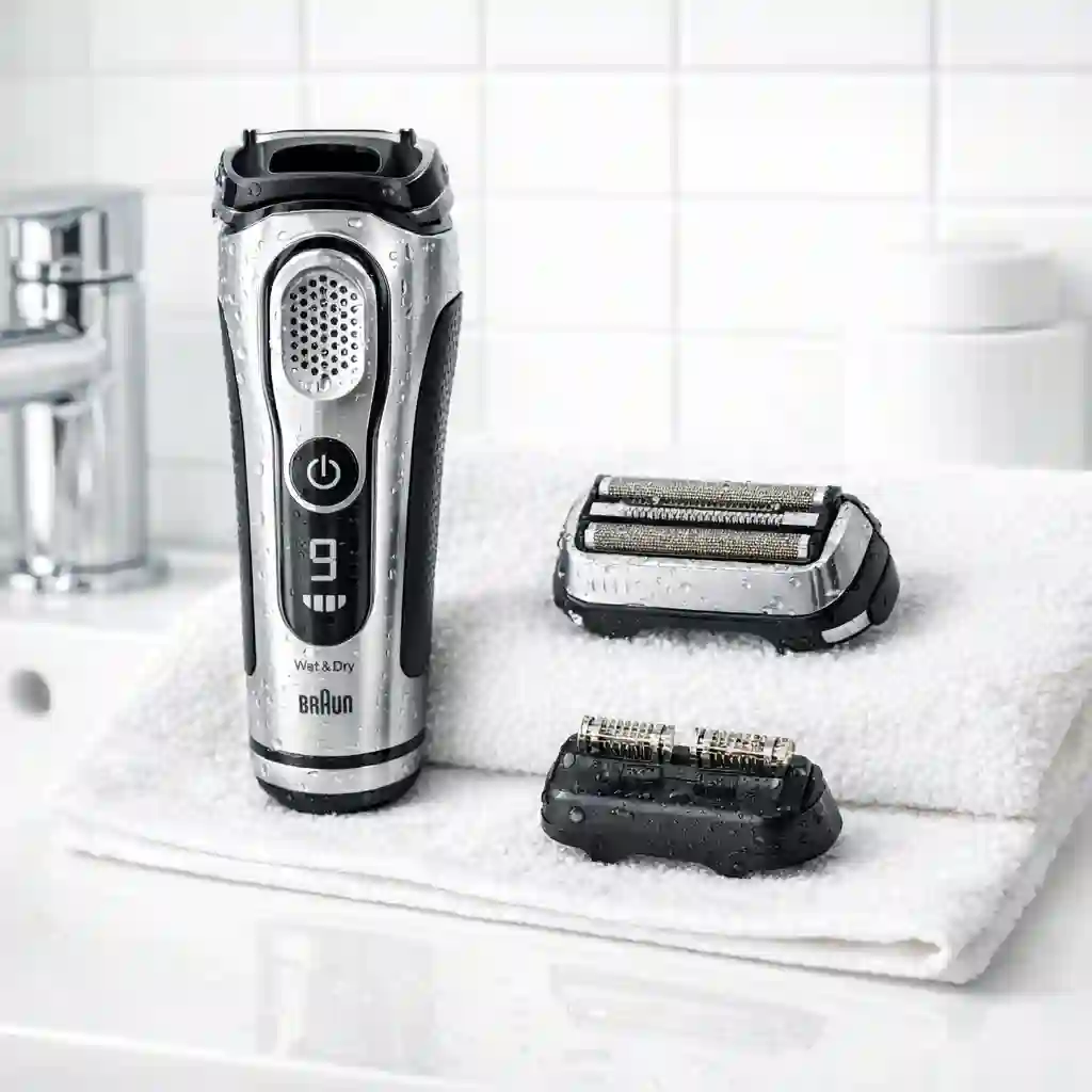 Ensure all disassembled parts are thoroughly air-dried on a clean towel; preventing rust is an essential part of understanding how to clean electric shaver units properly for long-term use.