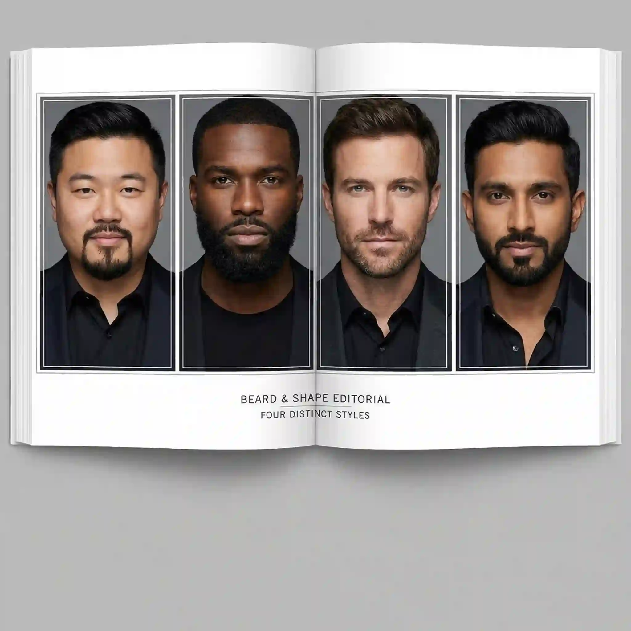 Beard styles by face shape complete guide showing best beard for round, square, oval and oblong faces