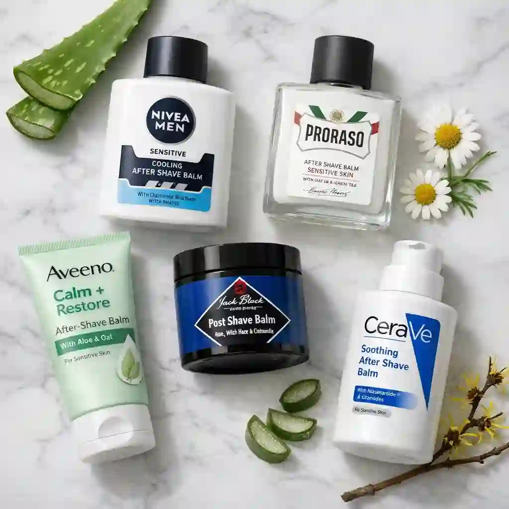 Best aftershave balm for sensitive skin guide analyzing causes of post-shave discomfort and reviewing 5 top products