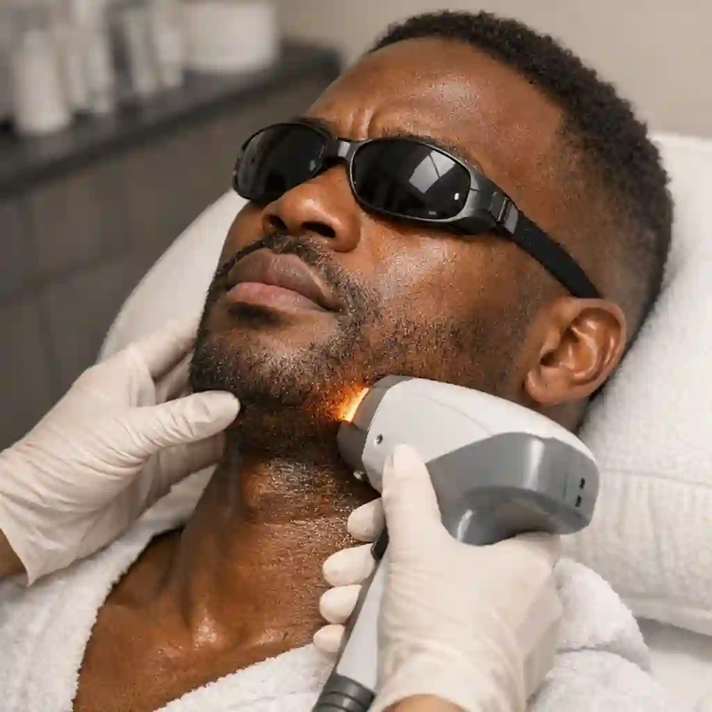 Detailed comparison between electrolysis and laser hair removal for men's beards