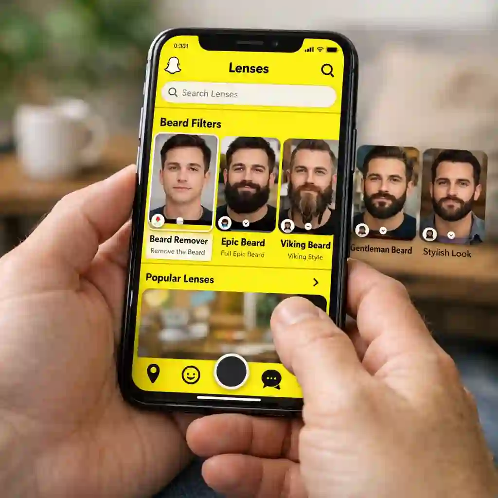 Beard remover filter guide explaining why filters are rare on social media with 5 practical beard removal tool reviews