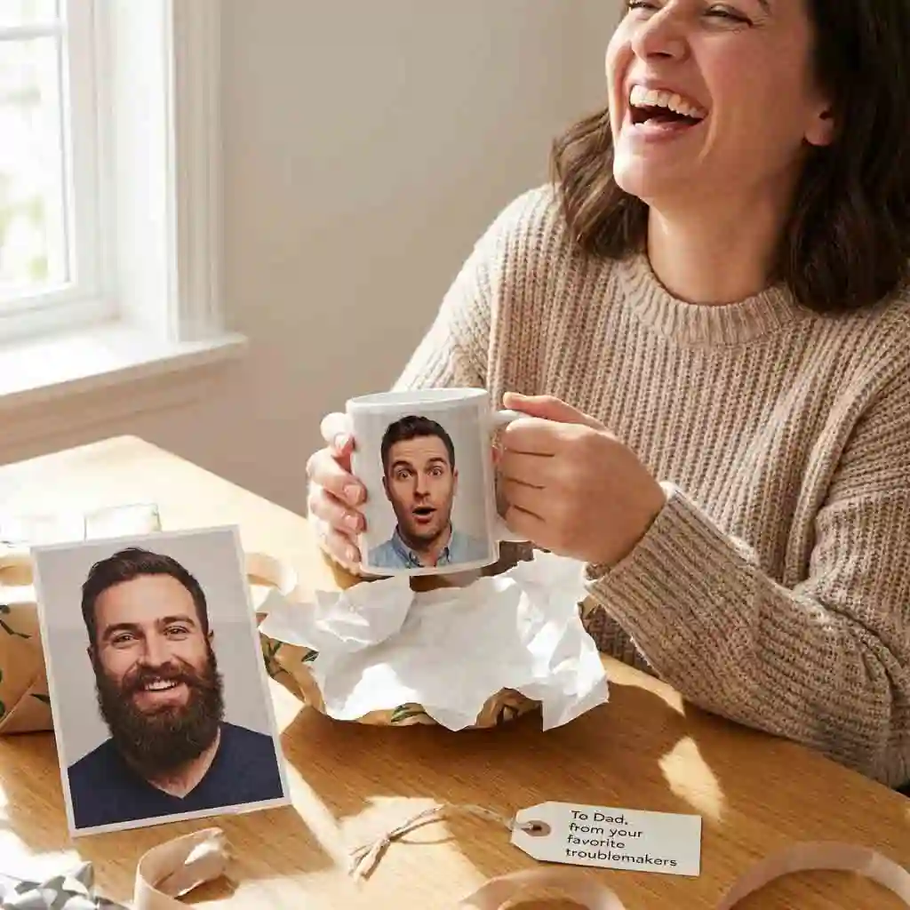 Surprise your family with a beardless version of yourself using the no beard filter online free to see their shocked reactions to your new look.